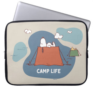 Erdnüsse   Snoopy & Woodstock Camp Life Laptopschutzhülle