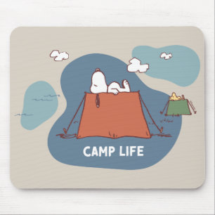 Erdnüsse   Snoopy & Woodstock Camp Life Mousepad