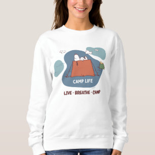 Erdnüsse Snoopy & Woodstock Camp Life Sweatshirt