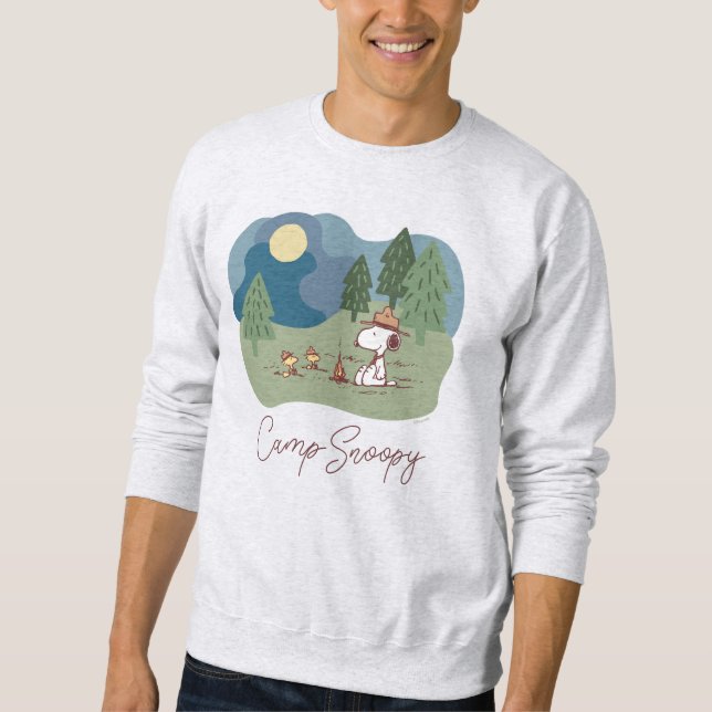 Erdnüsse | Snoopy & Woodstock Camp Sweatshirt (Vorderseite)