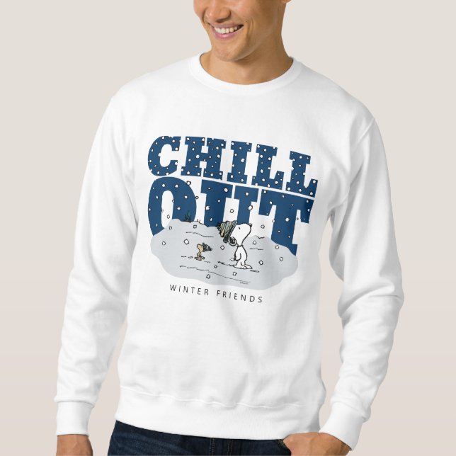 Erdnüsse | Snoopy & Woodstock Chill Out Sweatshirt (Vorderseite)