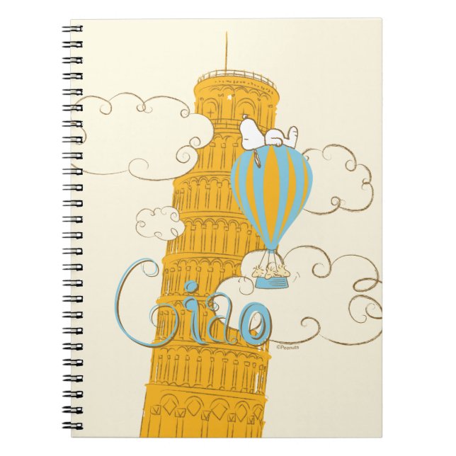 Erdnüsse | Snoopy & Woodstock Ciao Notizblock (Vorderseite)