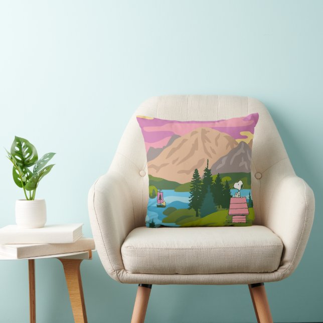 Erdnüsse | Snoopy & Woodstock Das große Outdoor Kissen (Stuhl )