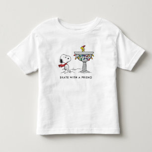Erdnüsse Snoopy & Woodstock dekorierte Vogelbade Kleinkind T-shirt