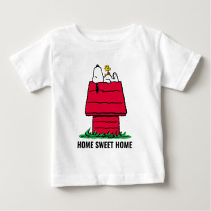 Erdnüsse Snoopy & Woodstock Doghouse Baby T-shirt