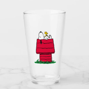Erdnüsse   Snoopy & Woodstock Doghouse Glas