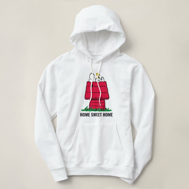 Erdnüsse | Snoopy & Woodstock Doghouse Hoodie (Design vorne)