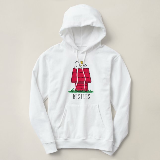 Erdnüsse | Snoopy & Woodstock Doghouse Hoodie (Design vorne)