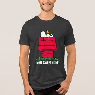 Erdnüsse Snoopy & Woodstock Doghouse Tri-Blend Shirt