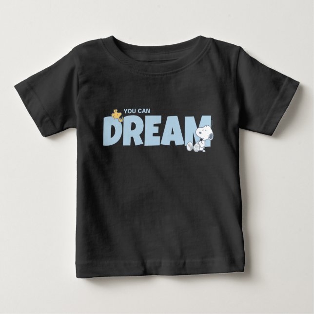 Erdnüsse | Snoopy & Woodstock Dream Baby T-shirt (Vorderseite)