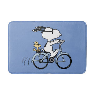 Erdnüsse Snoopy & Woodstock Fahrrad Badematte