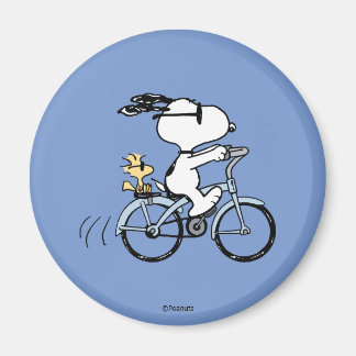 Erdnüsse | Snoopy & Woodstock Fahrrad Magnet
