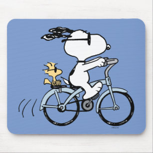 Erdnüsse   Snoopy & Woodstock Fahrrad Mousepad
