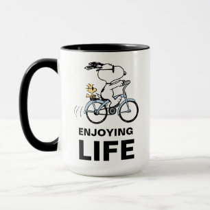 Erdnüsse   Snoopy & Woodstock Fahrrad Tasse