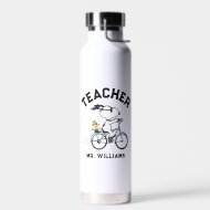 Erdnüsse Snoopy & Woodstock Fahrradlehrer Trinkflasche
