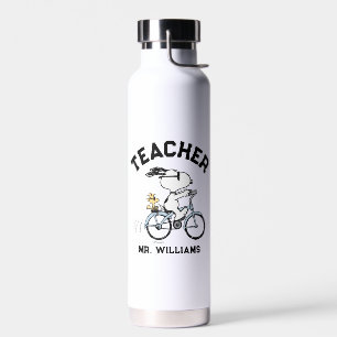 Erdnüsse   Snoopy & Woodstock Fahrradlehrer Trinkflasche
