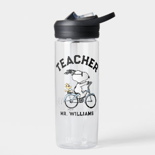 Erdnüsse Snoopy & Woodstock Fahrradlehrer Trinkflasche