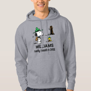 Erdnüsse Snoopy & Woodstock Familienurlaub Hoodie