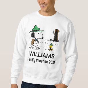Erdnüsse Snoopy & Woodstock Familienurlaub Sweatshirt