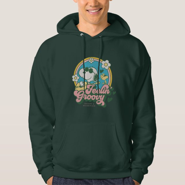 Erdnüsse | Snoopy & Woodstock Feelin'Groovy Hoodie (Vorderseite)