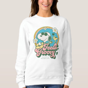 Erdnüsse   Snoopy & Woodstock Feelin'Groovy Sweatshirt