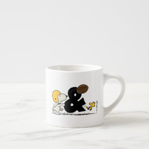 Erdnüsse   Snoopy & Woodstock Football Espressotasse