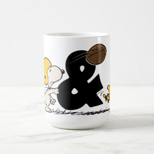Erdnüsse   Snoopy & Woodstock Football Kaffeetasse