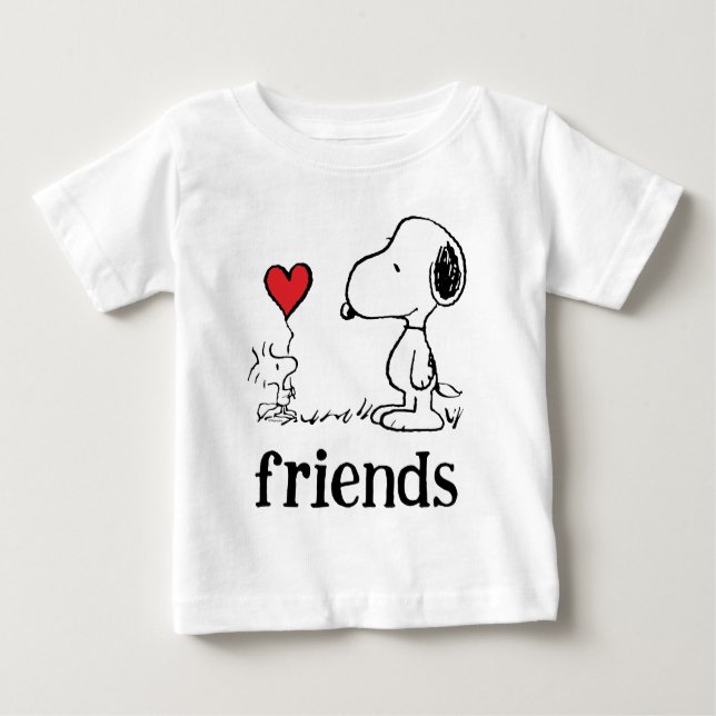 Erdnüsse | Snoopy & Woodstock Friends Baby T-shirt (Vorderseite)