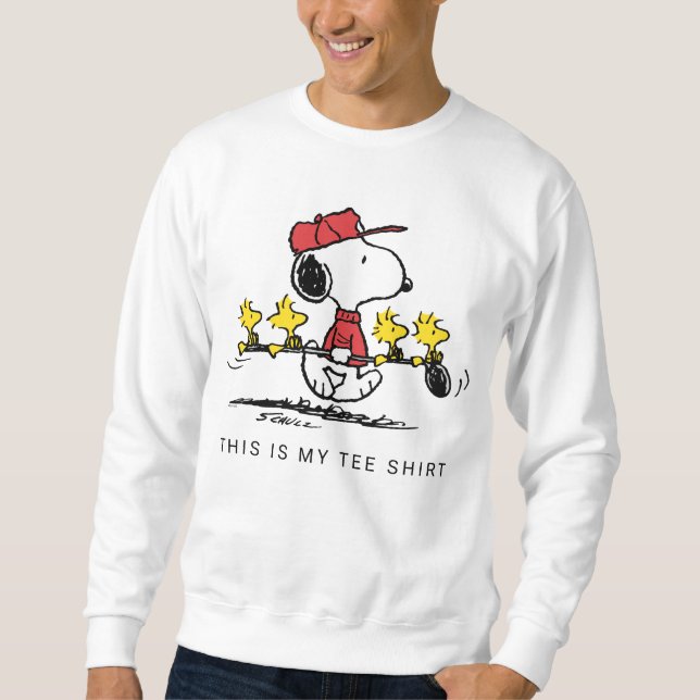 Erdnüsse | Snoopy, Woodstock & Friends Golf Sweatshirt (Vorderseite)