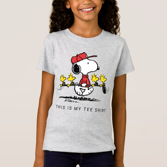 Erdnüsse | Snoopy, Woodstock & Friends Golf T-Shirt (Vorderseite)