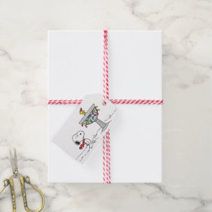 Erdnüsse Snoopy & Woodstock Gefrorenes Birdbad Geschenkanhänger