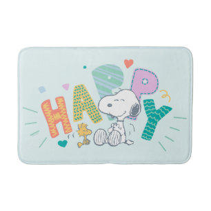Erdnüsse Snoopy & Woodstock Happy Badematte