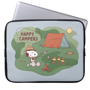 Erdnüsse   Snoopy & Woodstock Happy Campers 2 Laptopschutzhülle