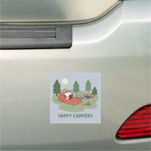 Erdnüsse   Snoopy & Woodstock Happy Campers Auto Magnet