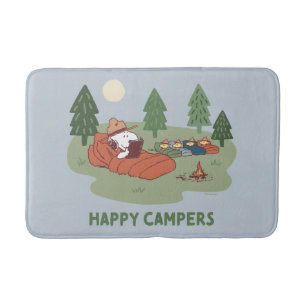 Erdnüsse Snoopy & Woodstock Happy Campers Badematte