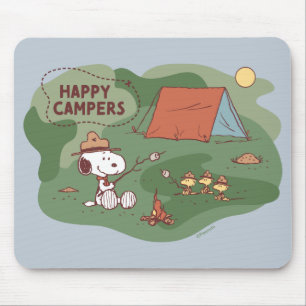 Erdnüsse   Snoopy & Woodstock Happy Campers Mousepad