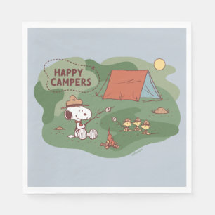 Erdnüsse   Snoopy & Woodstock Happy Campers Serviette