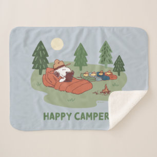 Erdnüsse   Snoopy & Woodstock Happy Campers Sherpadecke