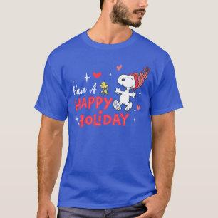Erdnüsse   Snoopy & Woodstock Happy Holidays T-Shirt