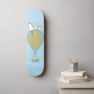 Erdnüsse Snoopy & Woodstock Heißluftballon Skateboard