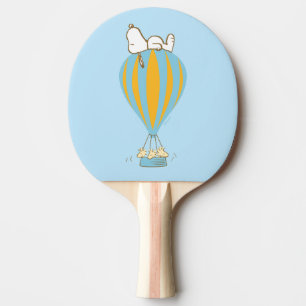 Erdnüsse   Snoopy & Woodstock Heißluftballon Tischtennis Schläger