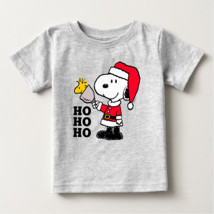Erdnüsse   Snoopy & Woodstock Ho Ho Ho Baby T-shirt