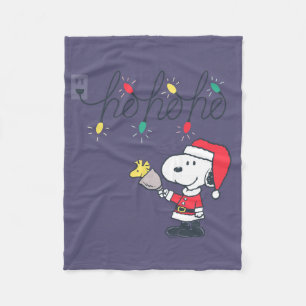 Erdnüsse Snoopy & Woodstock Ho Ho Ho Fleecedecke