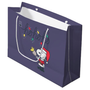 Erdnüsse Snoopy & Woodstock Ho Ho Ho Große Geschenktüte