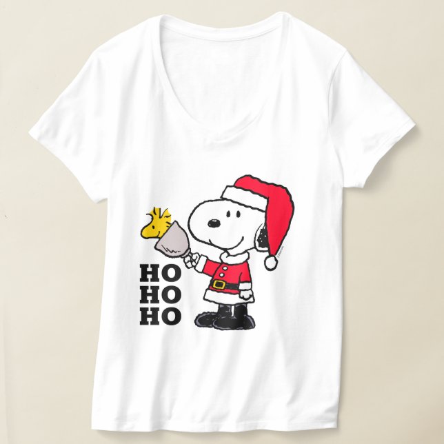Erdnüsse | Snoopy & Woodstock Ho Ho Ho T-Shirt (Ablage )