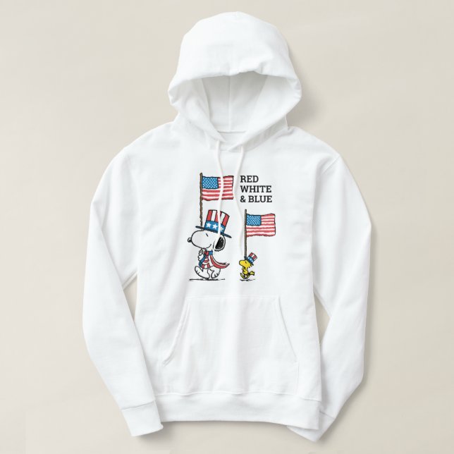 Erdnüsse | Snoopy & Woodstock Hoodie (Design vorne)