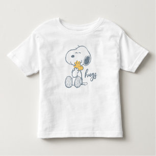 Erdnüsse Snoopy & Woodstock Hug Kleinkind T-shirt