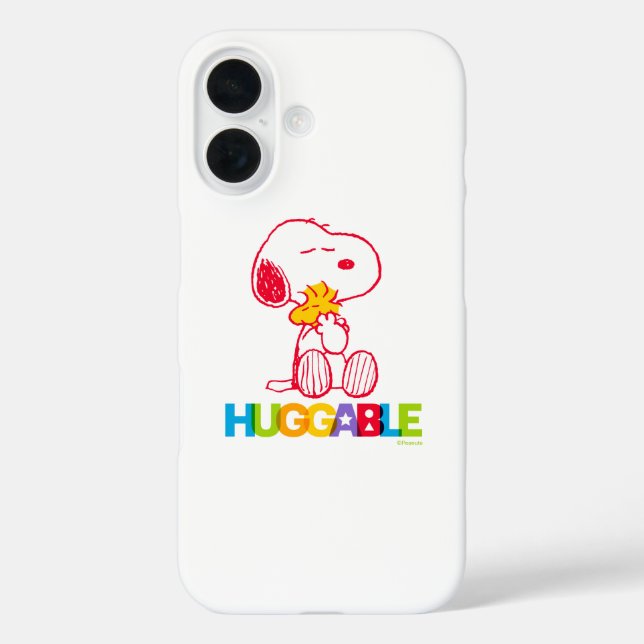 Erdnüsse | Snoopy & Woodstock Huggable Case-Mate iPhone Hülle (Rückseite)