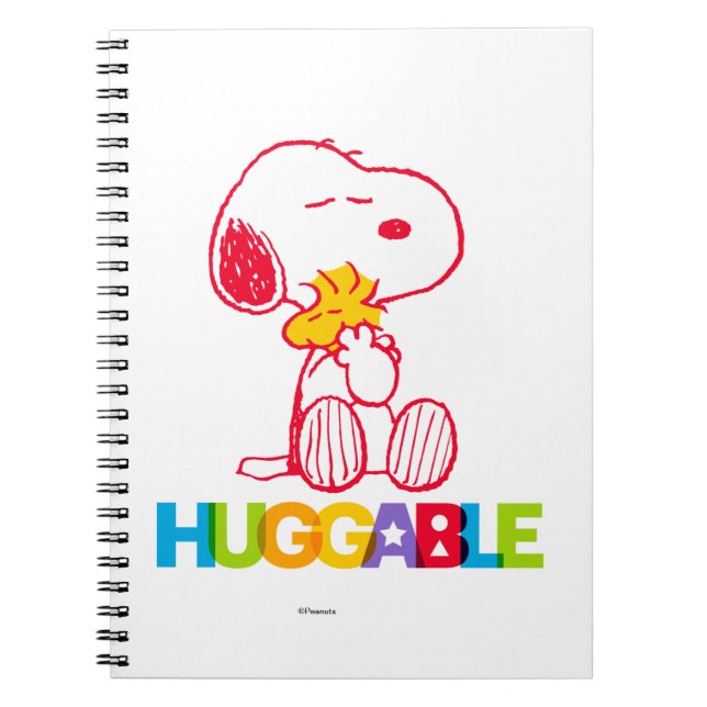 Erdnüsse | Snoopy & Woodstock Huggable Notizblock (Vorderseite)