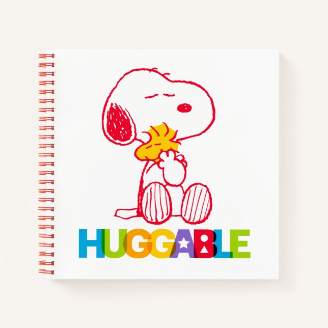 Erdnüsse | Snoopy & Woodstock Huggable Notizbuch (Vorderseite)